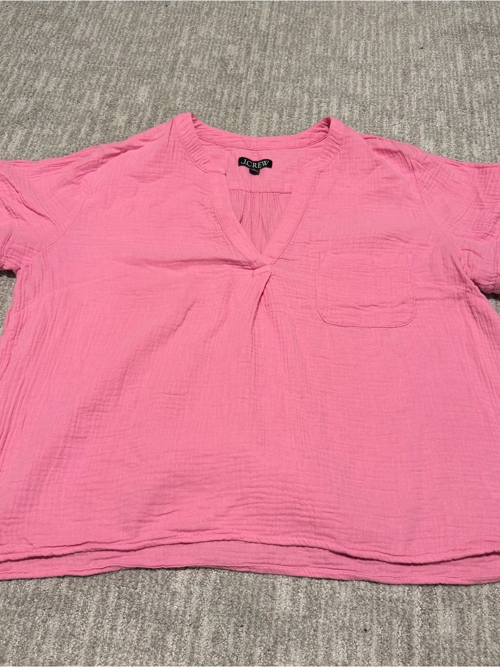 J. Crew gauze top